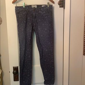 2/$20 Current Elliot jeans flower sz 27 skinny
